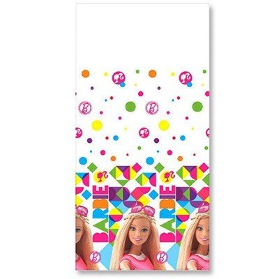 Скатерть п/э Барби 1,4х2,4м/А