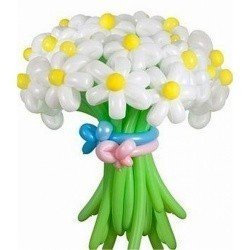Букет из шариков ромашки