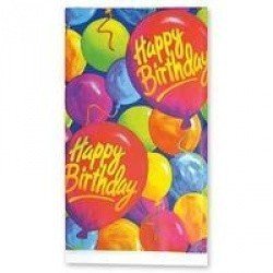 Скатерть С днем рождения ШАРЫ