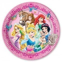Тарелки малые Принцессы и зверушки