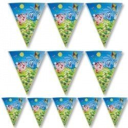 Гирлянда - вымпел Смешарики, 360 см