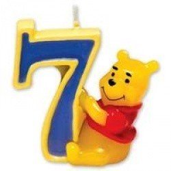 Свеча цифра 7 Винни Пух 5 см