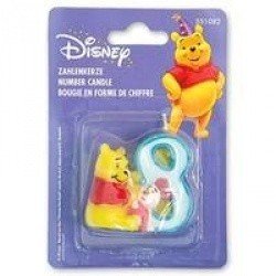 Свеча  цифра 8 Disney Винни