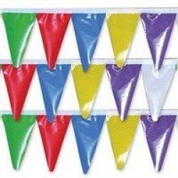 Гирлянда  вымпел разноцветная 10м