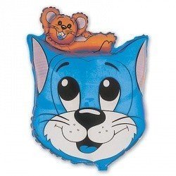 Шар фигура Том и Джери синий