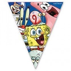 Гирлянда вымпел Губка Боб 360 см