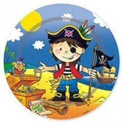 Тарелки большие Маленький пират, 23 см