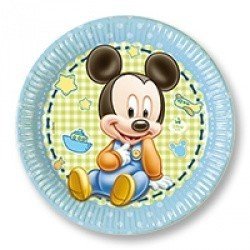 Тарелки большие Малыш Микки 8 штук