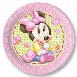 Тарелки большие Малышка Минни 8 штук