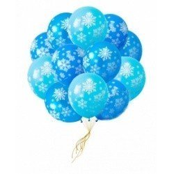 Облако шаров Снежинки  50 шт