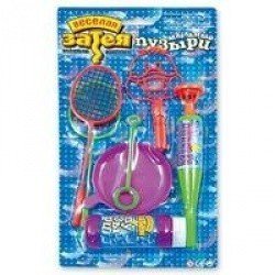  Мыльные пузыри набор ассорти Бадминтон