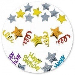 Конфетти HB Звезды, 3 вида, 34 гр