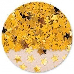 Конфетти Звезды золотые 14 гр