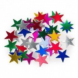 Конфетти звездочки фольга ассорти 17гр