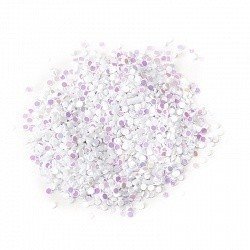 Конфетти точки белый, розовый 17гр