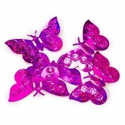 Конфетти бабочки фуше 17гр