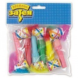 Язык-гудок с пером 6шт