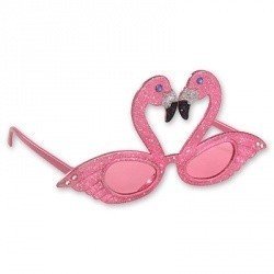 Очки Фламинго со стразами блеск роз