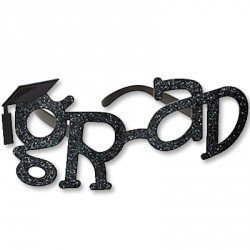 Очки Выпускник черные