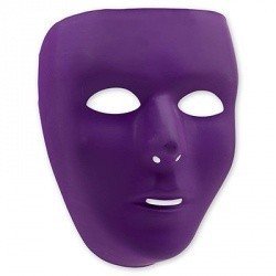 Маска пластиковая фиолетовая