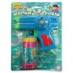 Игрушка с мыл пузырями Пистолет музыкал.