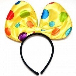 Ободок с бантиком Клоун