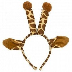 Ободок с ушками Жираф