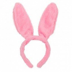 Ободок с ушками Пушистый зайка