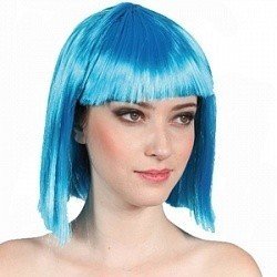 Парик Каре, синий