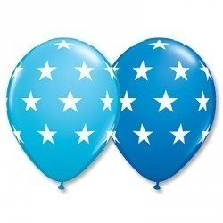 Облако шаров Звезды большие 50 шт