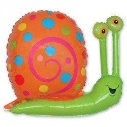 Шар фигура Улитка зеленая