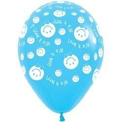 Облако шаров Улыбка мальчик 25 шт