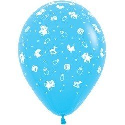 Облако шаров С рождением мальчика! 50 шт