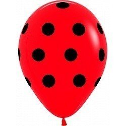 Облако шаров Черные точки 50 шт