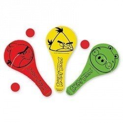 Игра лапта с мячиком Angry Birds, 12 шт.