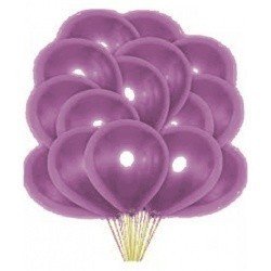 Облако фиолетовых перламутровых шаров 25шт