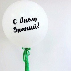 Большой шар на 1 Сентября Белый