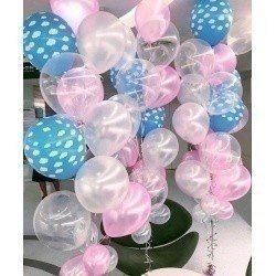 Фонтан из шаров Весеннее небо