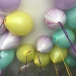 Шары под потолок «Травяная поляна» 25 шт