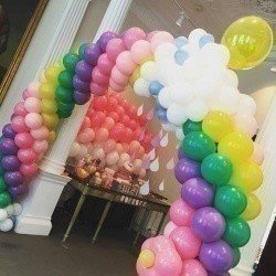 Арка из шаров «Разноцветная»