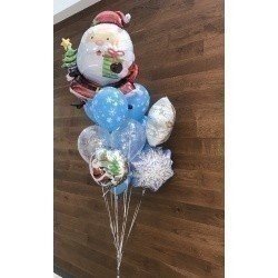 Букет из шаров Дед Мороз