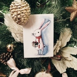 Открытка «Rabbit NY»