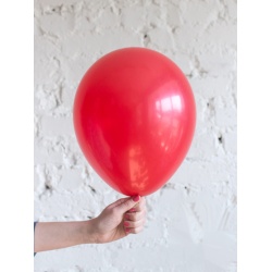 Шар красный матовый