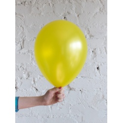 Шар жёлтый металлик