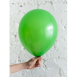 Шар ярко-зелёный матовый