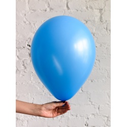 Шар светло-синий матовый