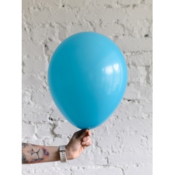 Шар бирюзово-голубой матовый