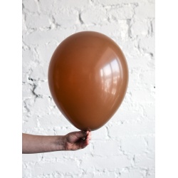 Шар коричневый пастель