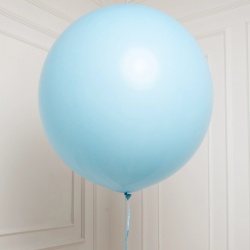 Большой шар голубой макарон