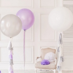 Большие шары лавандовые